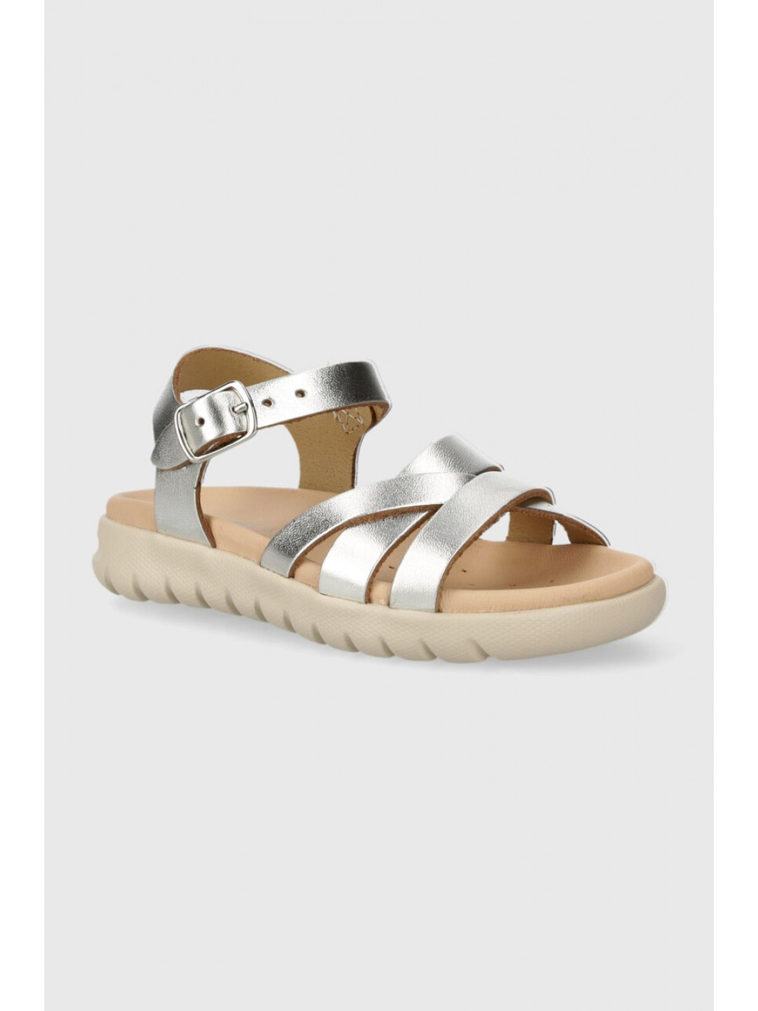 Geox Dětské kožené sandály Geox SANDAL SOLEIMA
